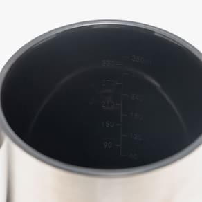 Caneca Mixer Lyor com Tampa 380ml - Aço Inox