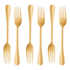 Faqueiro de Aço Inox Lyor Positano Dourado – 24 Peças - 3