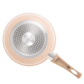 Frigideira de Indução Lyor em Alumínio com Revestimento Cerâmico Granilite Bege – 24cm