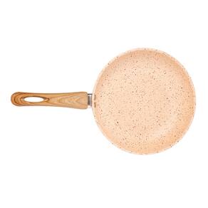 Frigideira de Indução Lyor em Alumínio com Revestimento Cerâmico Granilite Bege – 24cm