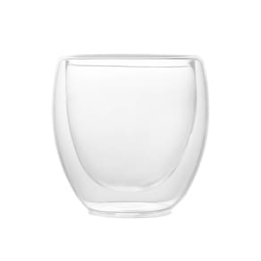 Conjunto de Copos Lyor Modern para Café com Parede Dupla em Vidro Borossilicato 80ml – 2 Peças