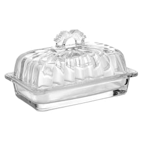 Manteigueira de Cristal Ecológico Lyor Imperial - 10x17x10,5cm - MANTEIGUEIRA IMPERIAL 17,5CMX10,5CMX10CM LYOR - 1