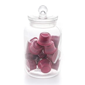 Porta Mantimento de Vidro Lyor Arena com Tampa - 1,1 litros - PORTA MANTIMENTO VIDRO COM TAMPA 1,1L LYOR - 2