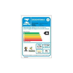 Lava e Seca Hisense Steam WD3S13 Inverter com Wi-Fi, 13 Programas de Lavagem e 3 de Secagem Branca - 13kg/8kg