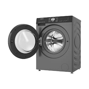 Lava e Seca Hisense Steam WD3S13 Inverter com Wi-Fi, 13 Programas de Lavagem e 3 de Secagem Titanium - 13kg/8kg