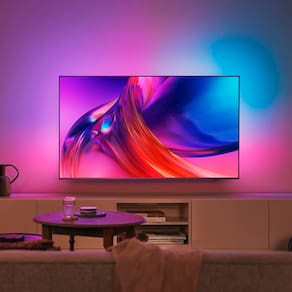 Smart TV LED 65" Ultra HD 4K Philips The One, Ambilight 65PUG8808 com Google TV, Dolby Vision/Atmos, Freesync, Wi-Fi, Entradas HDMI e USB