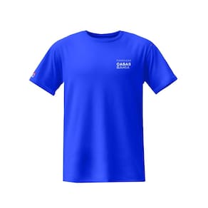 Camiseta Manga Curta Fundação Casas Bahia - Azul