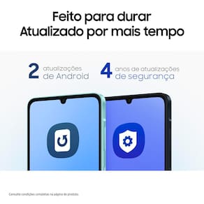 Smartphone Samsung Galaxy A06 Azul Escuro 4G 128GB 4GB RAM Tela 6,7" Processador Octa-Core, Câmera Traseira de 50MP e Selfie de 8MP