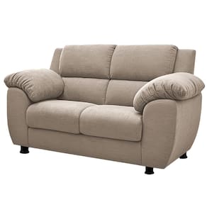 Sofá 2 Lugares Cama inBox Paris com 152cm de Largura e Revestido em Bouclé - Bege Claro - 2