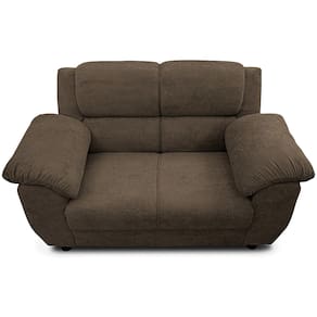 Sofá 2 Lugares Cama inBox Paris com 152cm de Largura e Revestido em Bouclé - SOFA 2 LUGARES CAMA INBOX PARIS 1,52M MARROM - 1