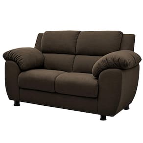 Sofá 2 Lugares Cama inBox Paris com 152cm de Largura e Revestido em Bouclé - SOFA 2 LUGARES CAMA INBOX PARIS 1,52M MARROM - 2