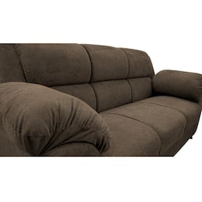 Sofá 3 Lugares Cama inBox Paris com 202cm de Largura e Revestido em Bouclé