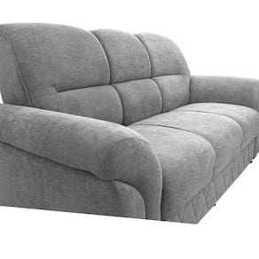 Sofá 3 Lugares Cama inBox Mourato com 187cm de Largura e Revestido em Bouclé