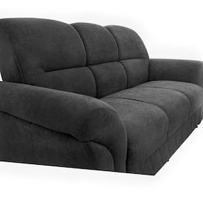 Sofá 3 Lugares Cama inBox Mourato com 187cm de Largura e Revestido em Bouclé