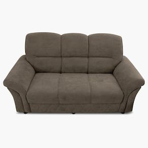 Sofá 3 Lugares Cama inBox Mourato com 187cm de Largura e Revestido em Bouclé