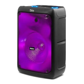 Caixa de Som Philco PCX5200 com Bluetooth, Radio FM, 4.400 mAh, Display Digital e Iluminação LED - 600W