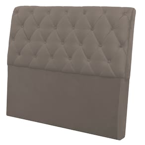 Cabeceira para Cama de Casal Hellen Denver com Revestimento Platinum - 140cm de largura - CAB P/ BOX 138 HELEN DENVER PLATINIUM BEGE - 1