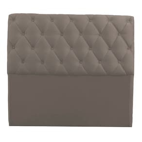 Cabeceira para Cama Queen Size Hellen Denver com Revestimento Platinum - 160cm de largura - CAB P/ BOX 158 HELEN DENVER PLATINIUM BEGE - 2