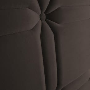 Cabeceira para Cama de Casal Hellen Zeus com Revestimento Platinum - 140cm de largura - CAB P/ BOX 138 HELLEN ZEUS PLATINIUM MARROM - 2