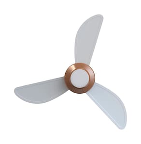 Ventilador de Teto Ventisol Mistral Inverter com Luminária LED 18W e Controle Remoto - Branco/Bronze - 2