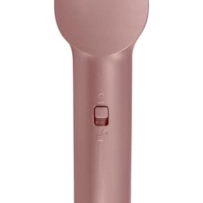 Prancha Modeladora GA.MA Italy 2 em 1 Waver & Brush Keration 220°C com Cabo Giratório Rose/Preto - Bivolt