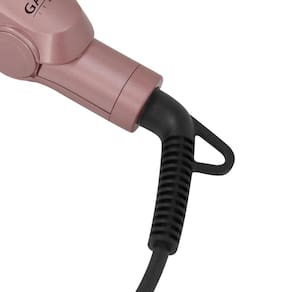 Prancha Modeladora GA.MA Italy 2 em 1 Waver & Brush Keration 220°C com Cabo Giratório Rose/Preto - Bivolt