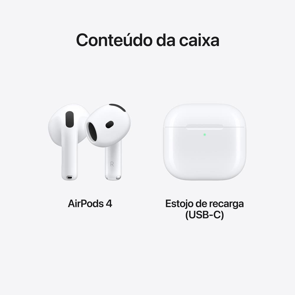 AirPods 4ホワイト Apple AirPods 4 - Branco | Shopping Smiles