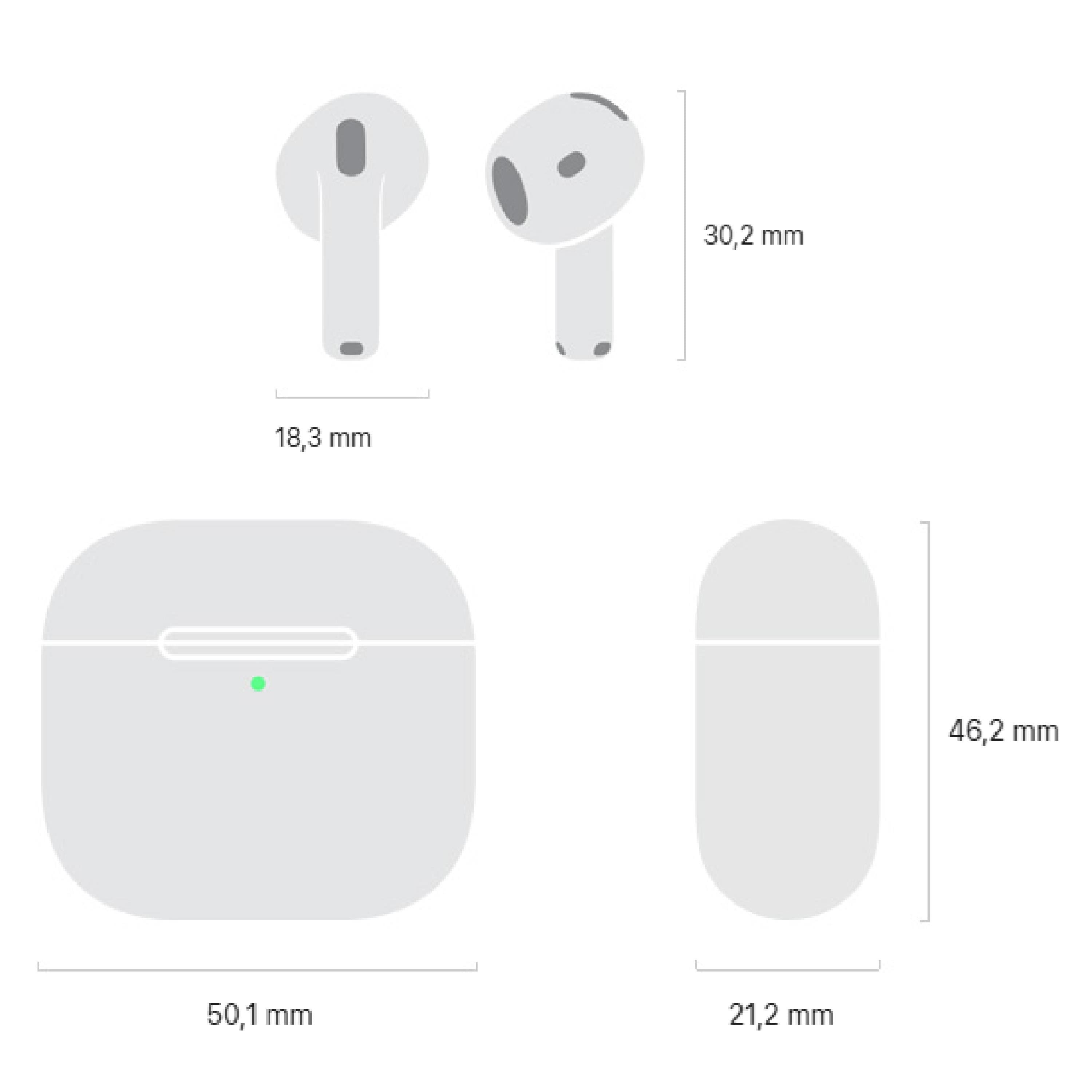 Apple AirPods 4 com Cancelamento Ativo de Ruído Branco | Uau CAIXA