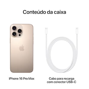Apple iPhone 16 Pro Max 1TB - Titânio-deserto