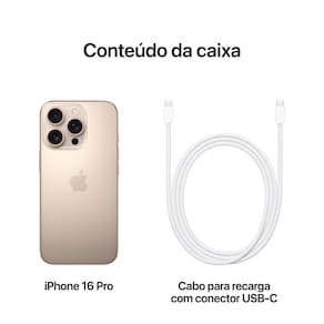 Apple iPhone 16 Pro 512GB - Titânio-deserto