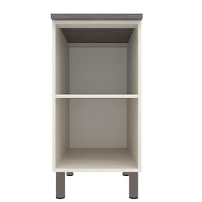 Balcão Bartira Cristal em MDP para Temperos com 2 Gavetas - 40cm de Largura - Freixo - 2