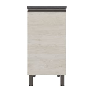 Balcão Bartira Cristal em MDP para Temperos com 2 Gavetas - 40cm de Largura - Freixo - 3