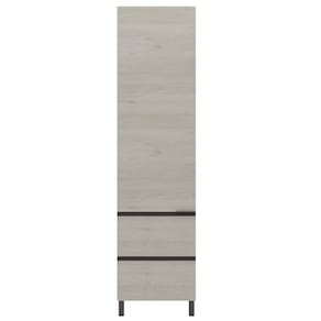Paneleiro Bartira Cristal com 1 Porta, 2 Gavetões e 4 Prateleiras – 60cm de largura