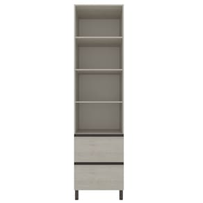 Paneleiro Bartira Cristal com 1 Porta, 2 Gavetões e 4 Prateleiras – 60cm de largura