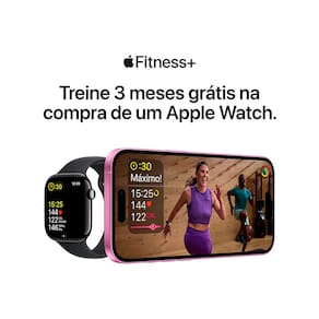 Apple Watch SE GPS, Caixa Estelar de Alumínio – 40 mm e Pulseira Esportiva Estelar – P/M