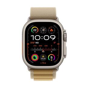 Apple Watch Ultra 2 GPS + Cellular com Caixa Natural de Titânio de 49 mm e Pulseira loop Alpina Canela – G