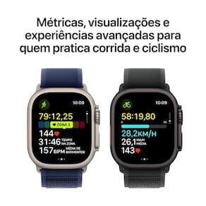 Apple Watch Ultra 2 GPS + Cellular com Caixa Natural de Titânio de 49 mm e Pulseira loop Alpina Canela – G