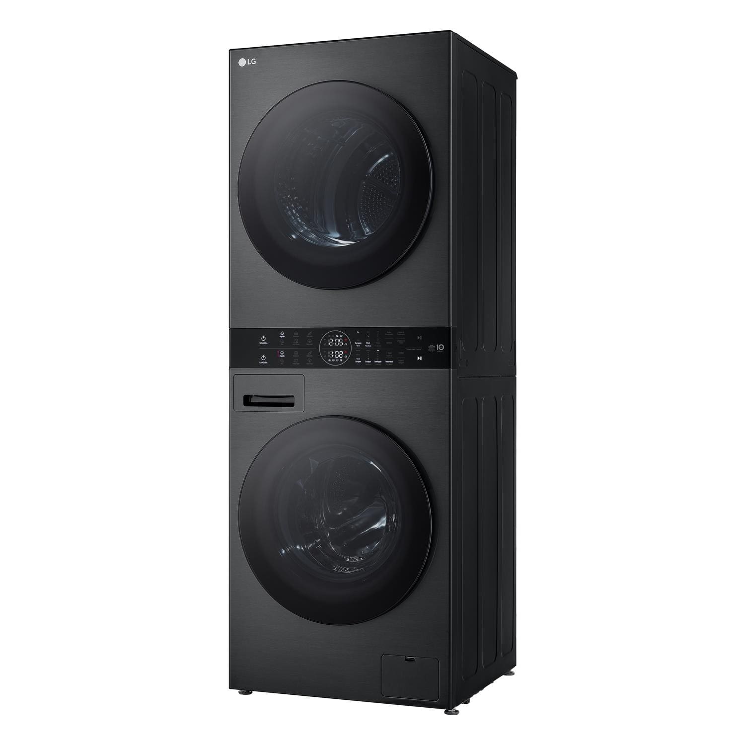 Lavadora e Secadora LG WK14BS6 WashTower 14kg TurboWash 360° AI ThinQ Black Inox - L/S 14KG LG SMART WK14BS6A 220V BLACK INOX - 2