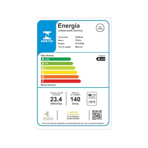 Freezer Vertical Philco PFV165B com 1 Porta Reversível Branco - 140 litros
