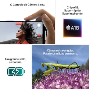 Apple iPhone 16 128GB - Preto