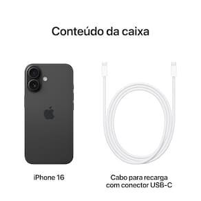Apple iPhone 16 128GB - Preto