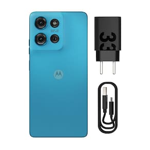 Smartphone Motorola Moto g75 Azul 5G 256GB, 8GB RAM + 8GB RAM Boost, 50MP Sony Lytia 600 Câmera Moto AI Ultrarresistência Militar
