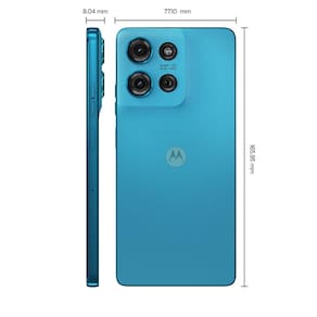 Smartphone Motorola Moto g75 Azul 5G 256GB, 8GB RAM + 8GB RAM Boost, 50MP Sony Lytia 600 Câmera Moto AI Ultrarresistência Militar