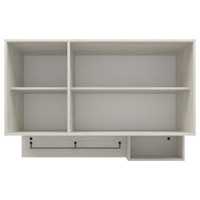 Armário Aéreo Bartira Rubi com 2 Portas, 2 Prateleiras e 120cm de Largura - Freixo/Preto Poah - ARM 1 PT 1 BASC C/ UTEN BART RUBI FREIXO/PRETO POA - 3