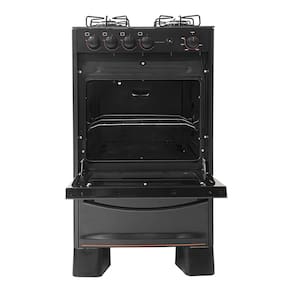 Fogão de Piso Suggar 4 Bocas com Mesa de Vidro Cook Glass Preto FGVCG410PT – Bivolt - FG 4B PISO SUGGAR COOK GLASS BIV PRETO. - 2