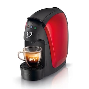 Cafeteira Espresso TRES 3 Corações Luna Automática Vermelha - 600ml