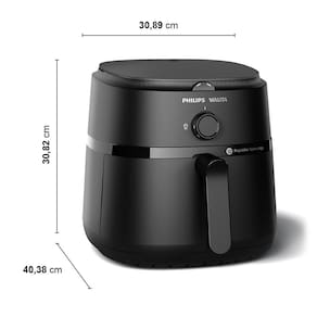 Fritadeira Elétrica Air Fryer Philips Walita Série 1000 XL NA130 Sem Óleo 1700W 6,2L – Preta