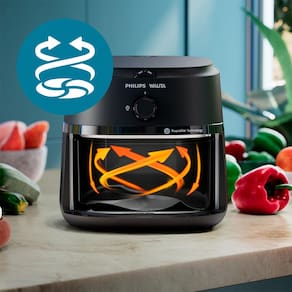 Fritadeira Elétrica Air Fryer Philips Walita Série 1000 XL NA130 Sem Óleo 1700W 6,2L – Preta