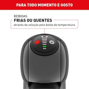 Máquina de Café Arno Nescafé Dolce Gusto Genio Basic DGS5 Multi bebidas, Digital e Automática - Grafite