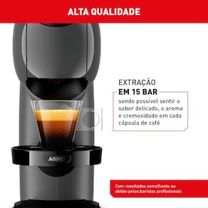 Máquina de Café Arno Nescafé Dolce Gusto Genio Basic DGS5 Multi bebidas, Digital e Automática - Grafite